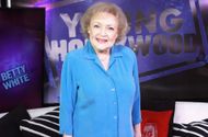 Betty White Visits the Young Hollywood Studio - Source: Getty